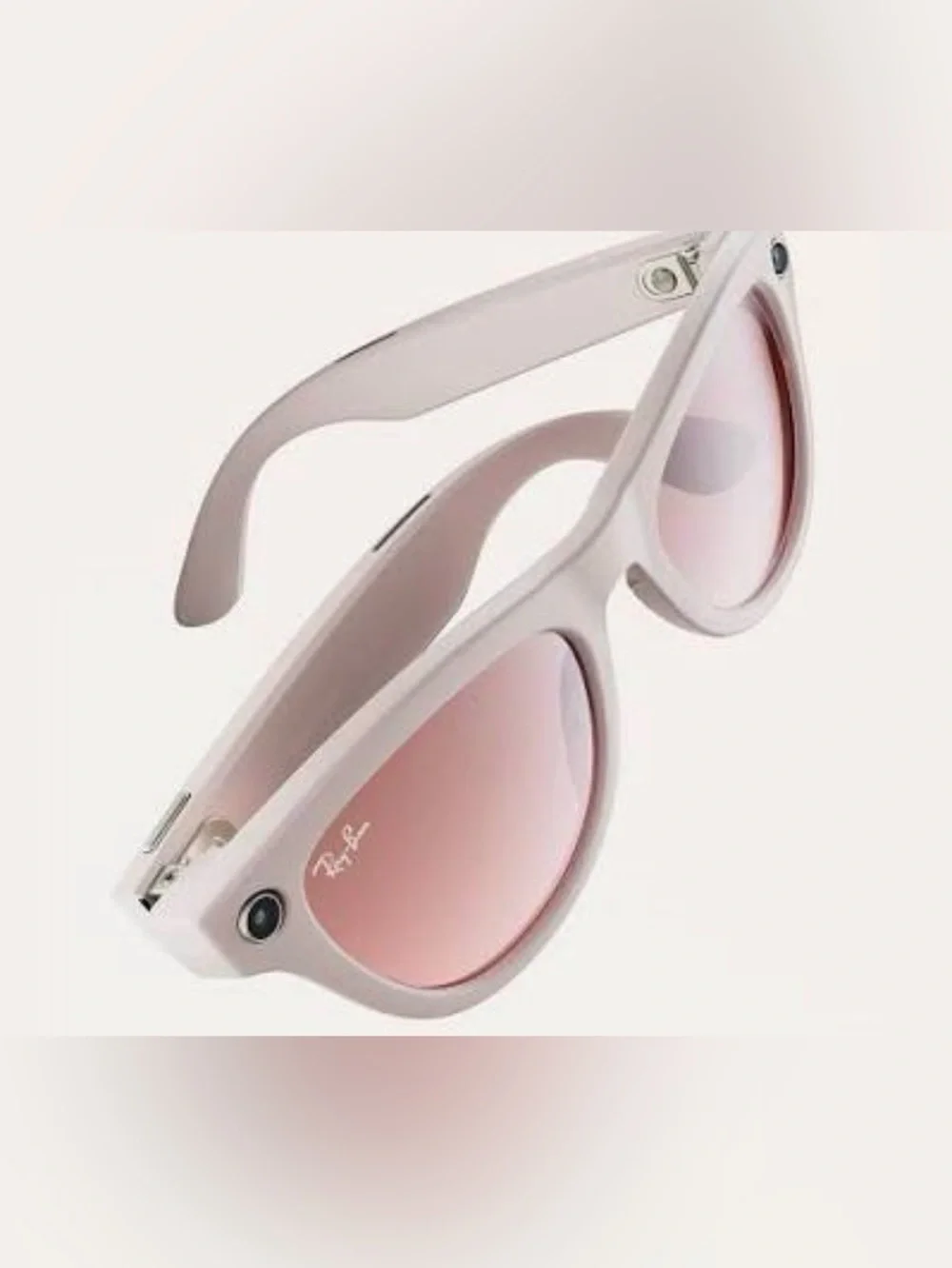Ray-Ban Women's Chalky Gray Sunglasses with Cinnamon Pink Gradient Lenses